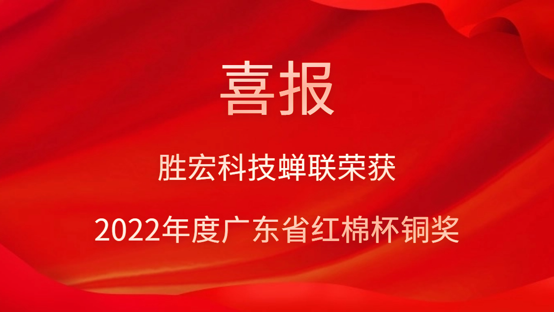 尊龙手机版下载科技荣获2022年度广东省红棉杯铜奖